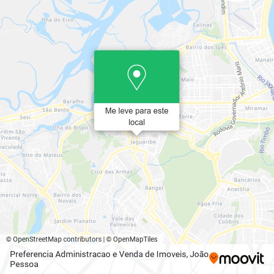 Preferencia Administracao e Venda de Imoveis mapa