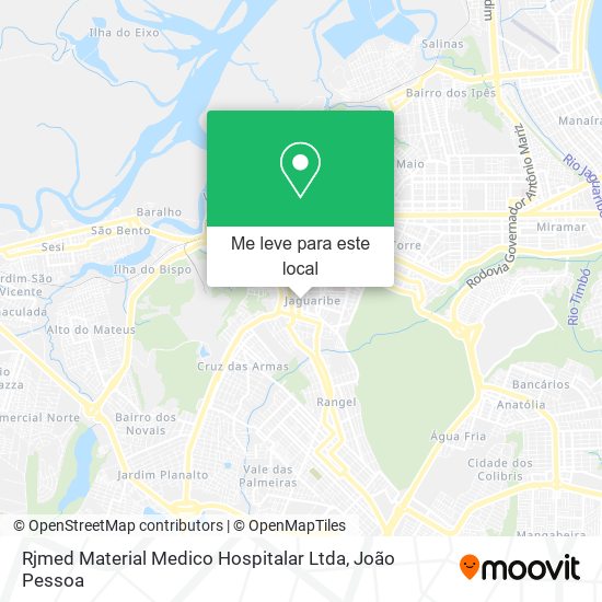 Rjmed Material Medico Hospitalar Ltda mapa
