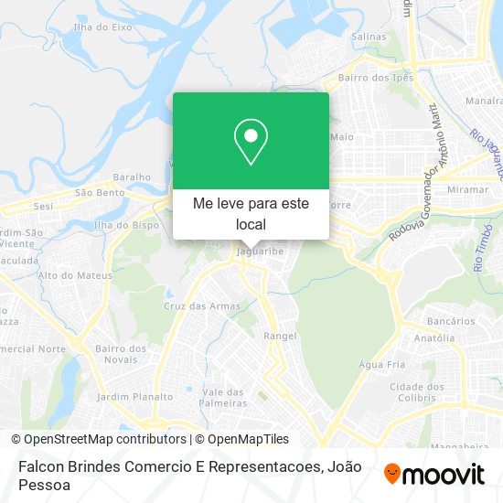 Falcon Brindes Comercio E Representacoes mapa