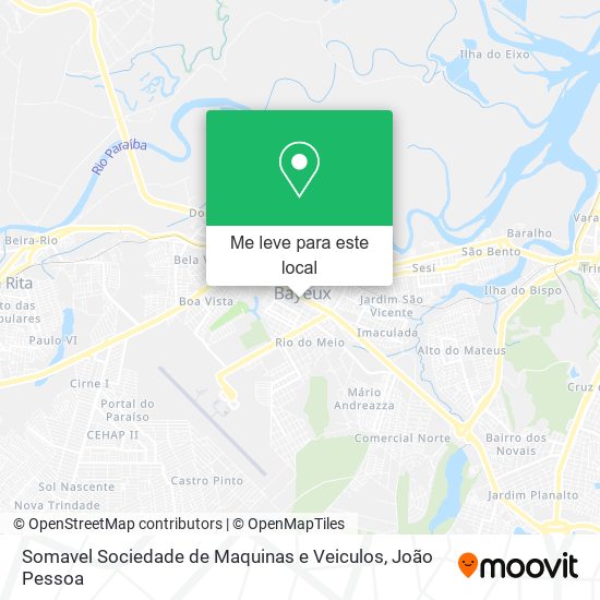 Somavel Sociedade de Maquinas e Veiculos mapa