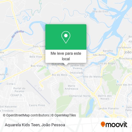 Aquarela Kids Teen mapa
