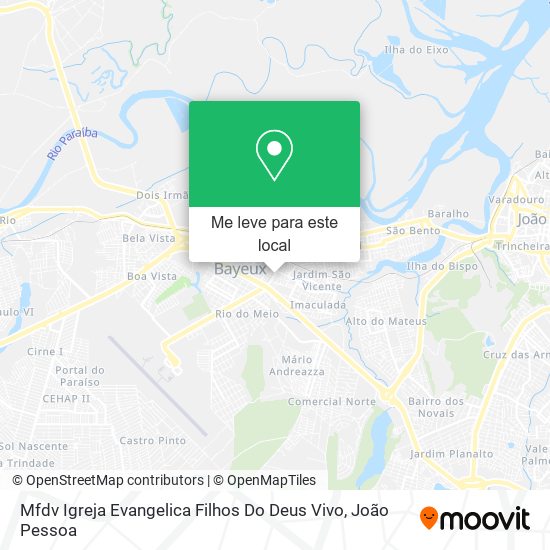 Mfdv Igreja Evangelica Filhos Do Deus Vivo mapa