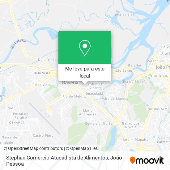 Stephan Comercio Atacadista de Alimentos mapa