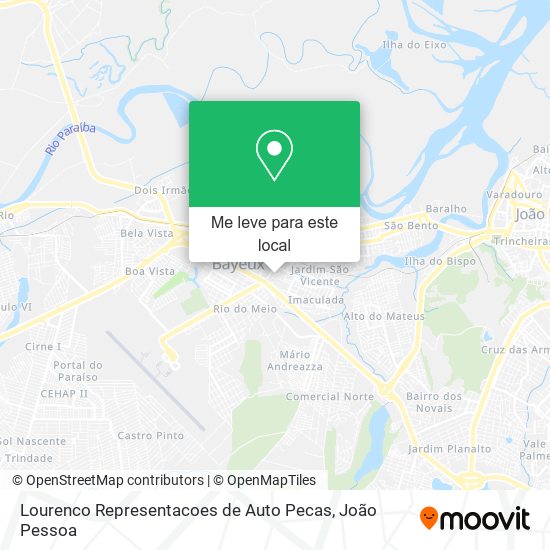 Lourenco Representacoes de Auto Pecas mapa