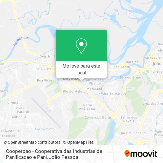 Cooperpao - Cooperativa das Industrias de Panificacao e Pani mapa