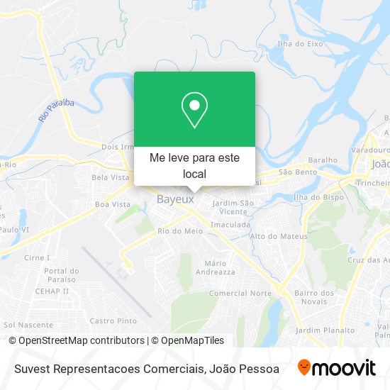 Suvest Representacoes Comerciais mapa