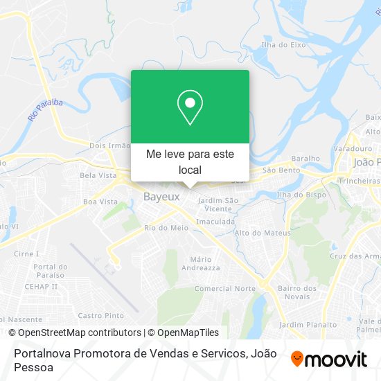 Portalnova Promotora de Vendas e Servicos mapa