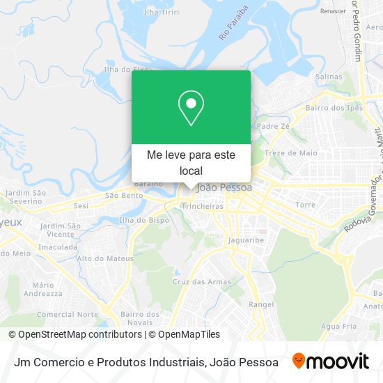 Jm Comercio e Produtos Industriais mapa