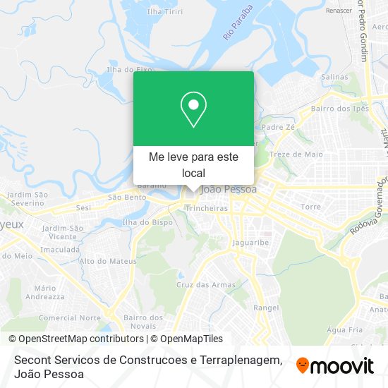 Secont Servicos de Construcoes e Terraplenagem mapa