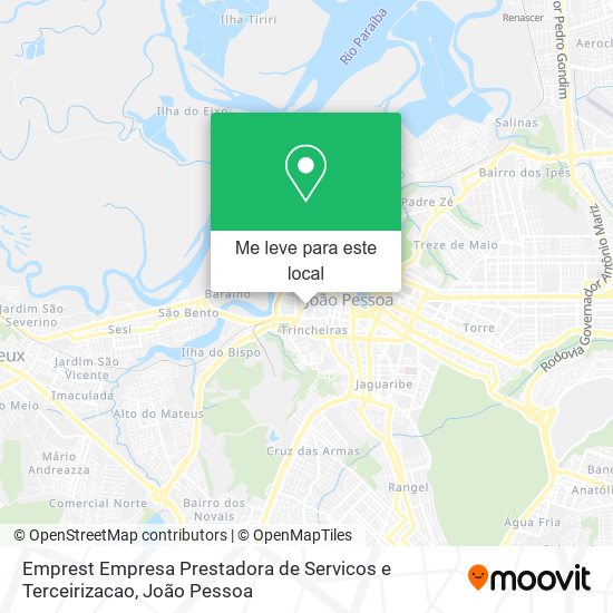 Emprest Empresa Prestadora de Servicos e Terceirizacao mapa