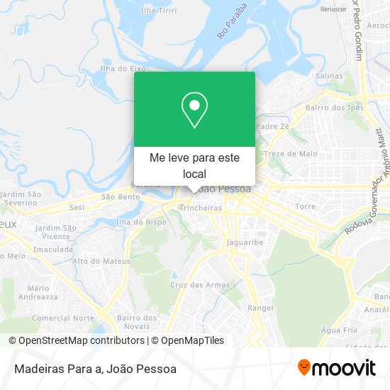 Madeiras Para a mapa