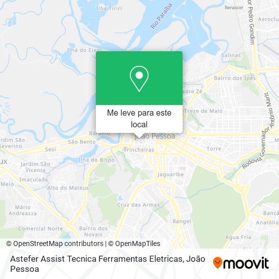 Astefer Assist Tecnica Ferramentas Eletricas mapa