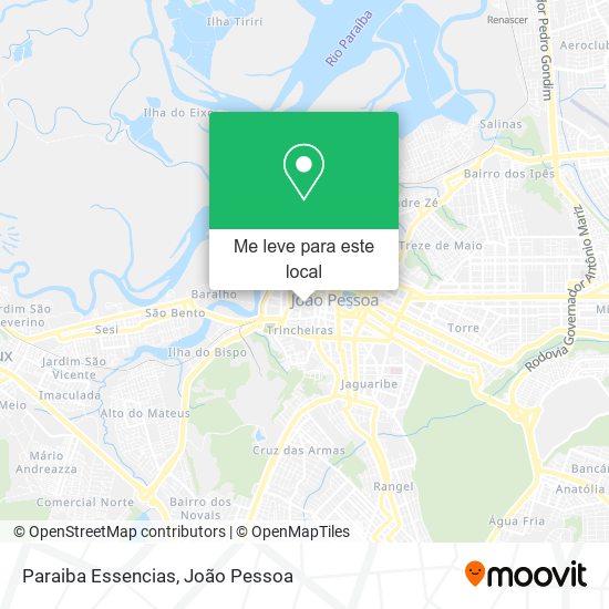 Paraiba Essencias mapa