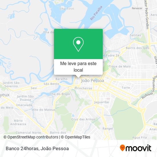 Banco 24horas mapa