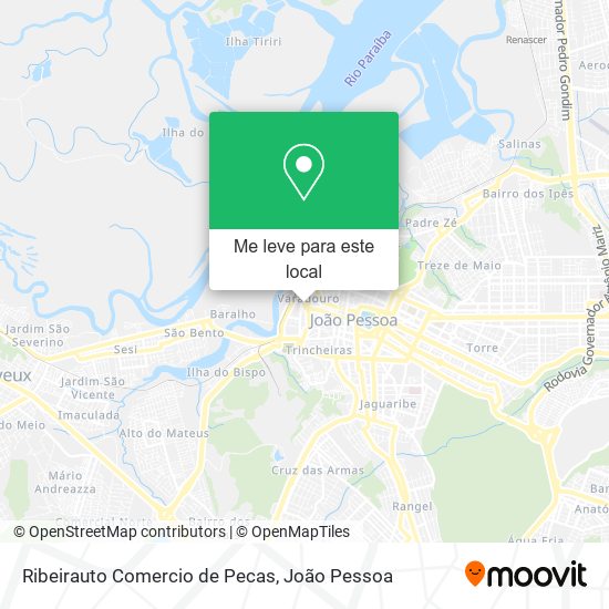 Ribeirauto Comercio de Pecas mapa