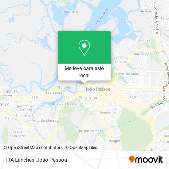 ITA Lanches mapa