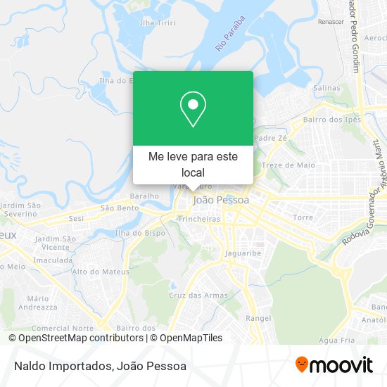 Naldo Importados mapa