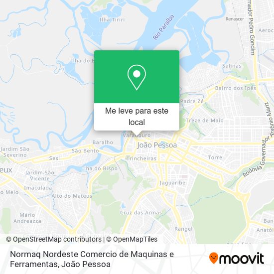 Normaq Nordeste Comercio de Maquinas e Ferramentas mapa