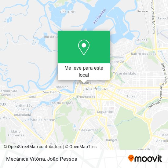 Mecânica Vitória mapa