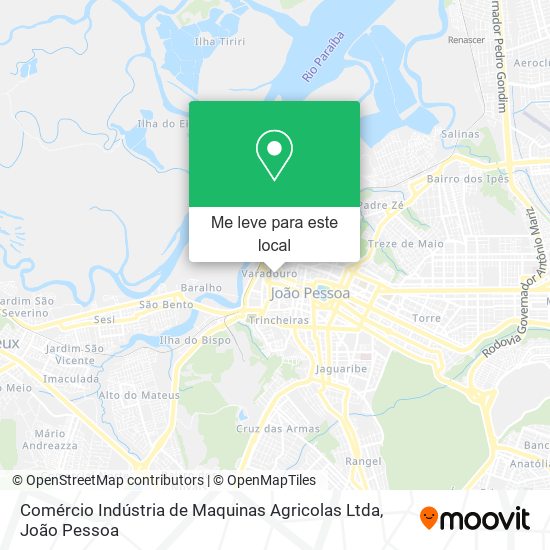 Comércio Indústria de Maquinas Agricolas Ltda mapa