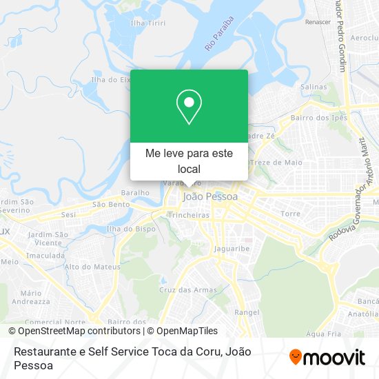 Restaurante e Self Service Toca da Coru mapa