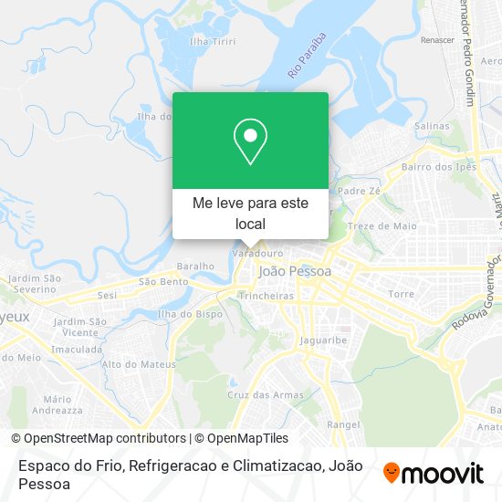 Espaco do Frio, Refrigeracao e Climatizacao mapa