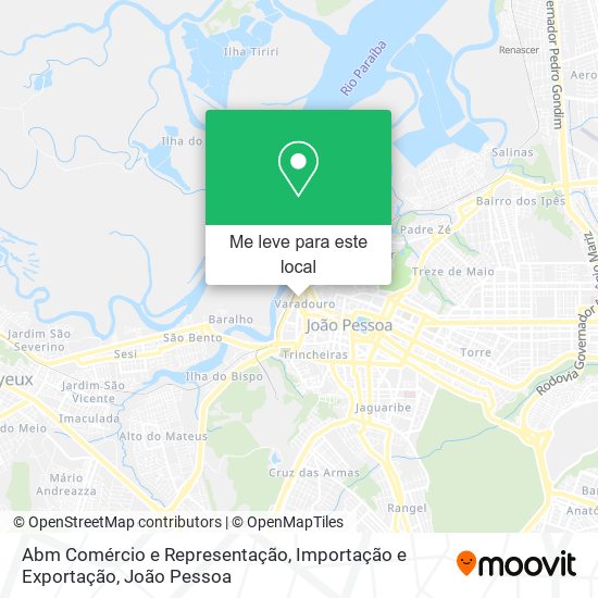 Abm Comércio e Representação, Importação e Exportação mapa