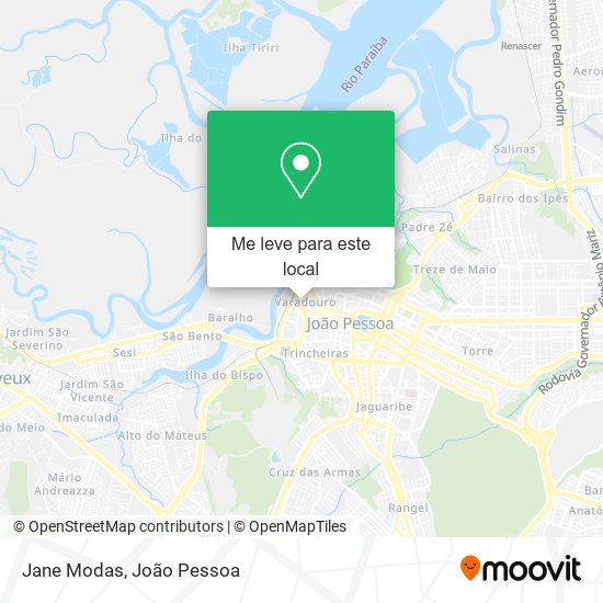 Jane Modas mapa