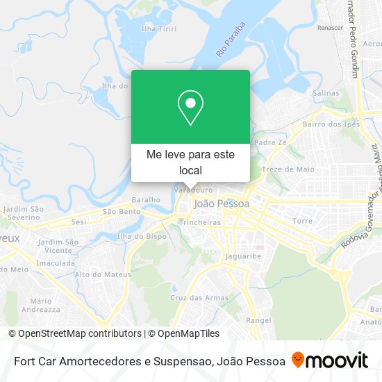 Fort Car Amortecedores e Suspensao mapa