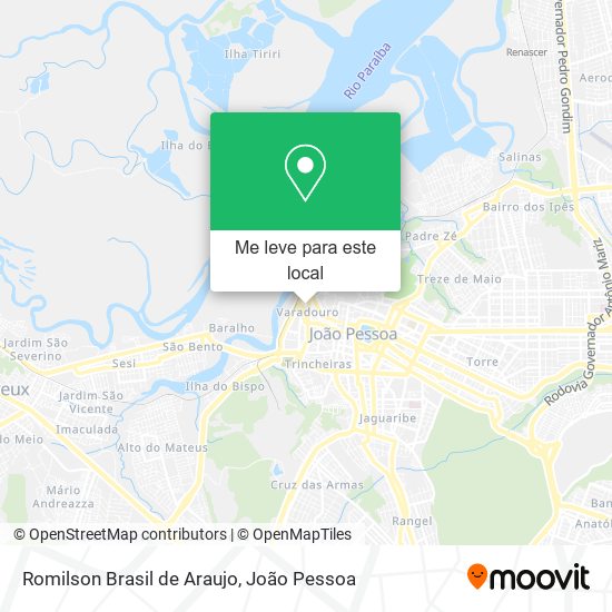 Romilson Brasil de Araujo mapa