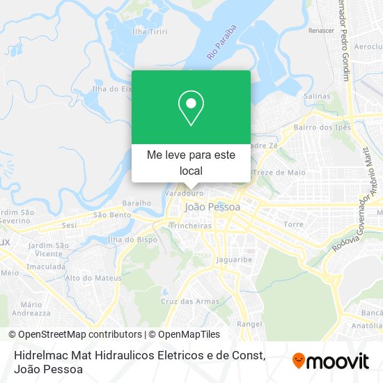 Hidrelmac Mat Hidraulicos Eletricos e de Const mapa