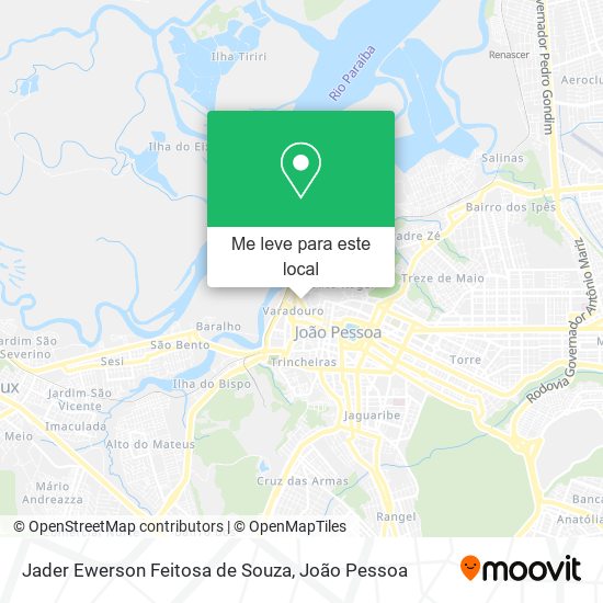 Jader Ewerson Feitosa de Souza mapa