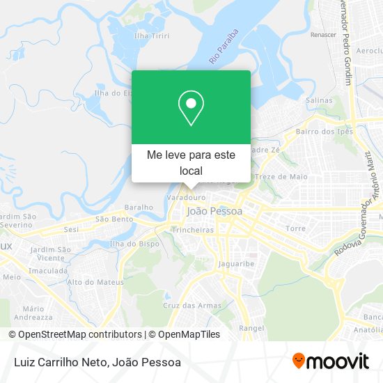 Luiz Carrilho Neto mapa