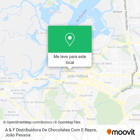 A & F Distribuidora De Chocolates Com E Repre mapa