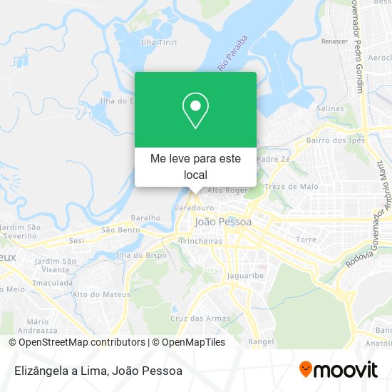 Elizângela a Lima mapa