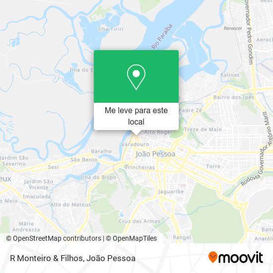 R Monteiro & Filhos mapa