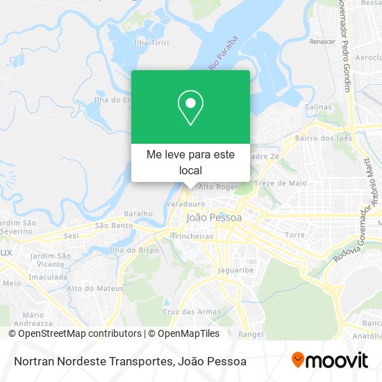 Nortran Nordeste Transportes mapa