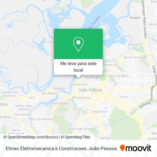 Elmec Eletromecanica e Construcoes mapa