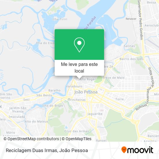 Reciclagem Duas Irmas mapa