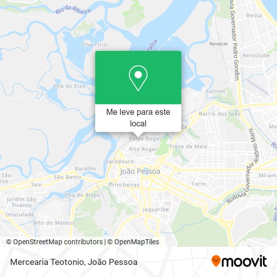 Mercearia Teotonio mapa