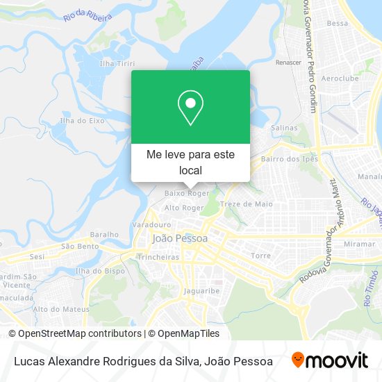 Lucas Alexandre Rodrigues da Silva mapa