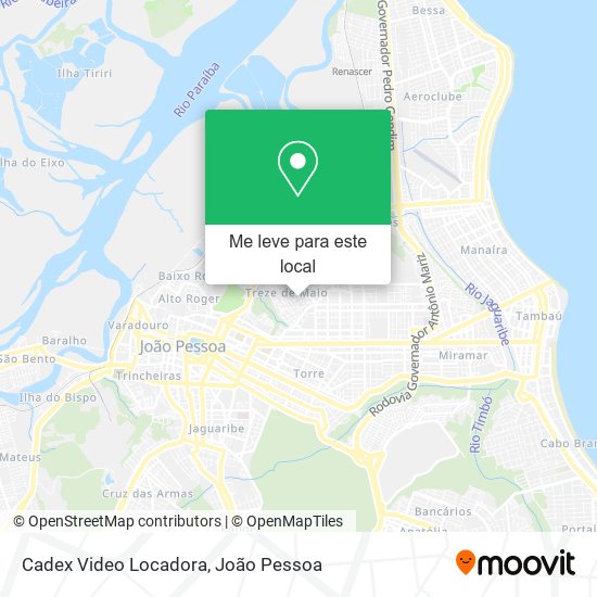 Cadex Video Locadora mapa