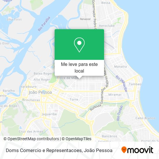 Doms Comercio e Representacoes mapa