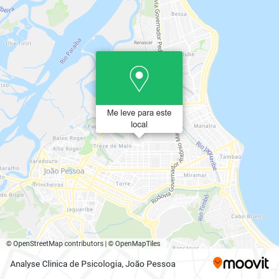 Analyse Clinica de Psicologia mapa