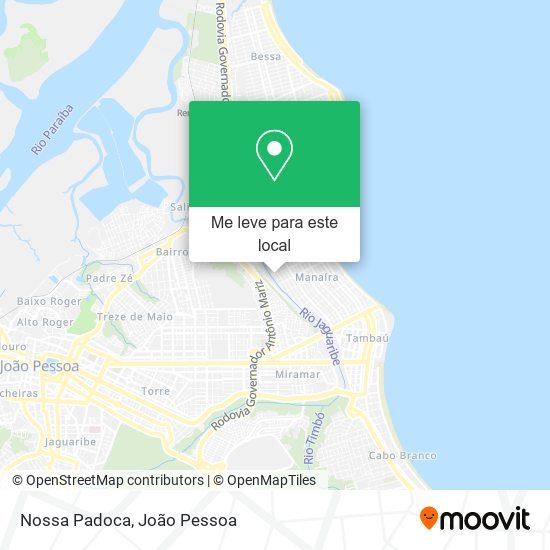 Nossa Padoca mapa