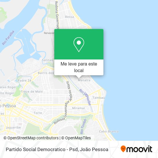 Partido Social Democratico - Psd mapa