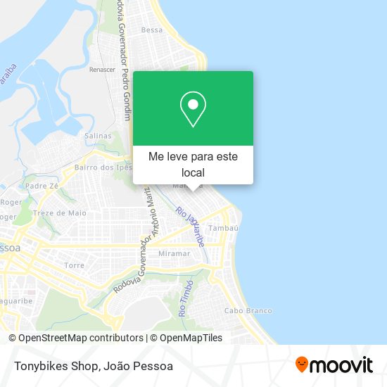 Tonybikes Shop mapa