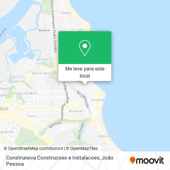 Construnova Construcoes e Instalacoes mapa