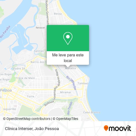 Clínica Interser mapa