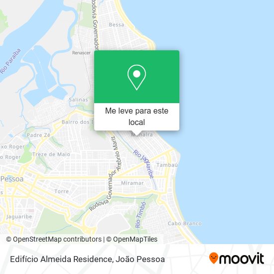 Edifício Almeida Residence mapa